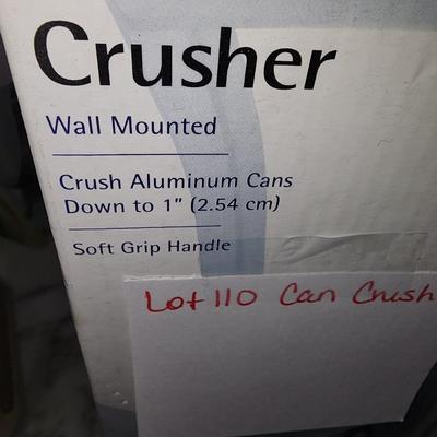 Can crusher in box