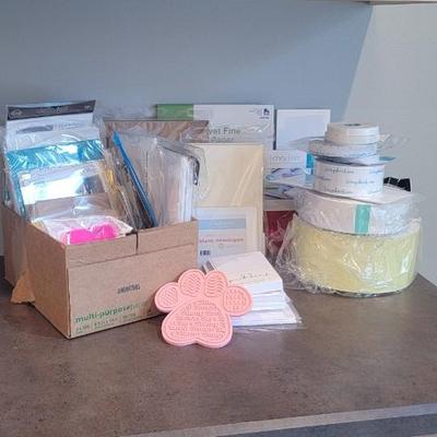 Scrapbooking supplies