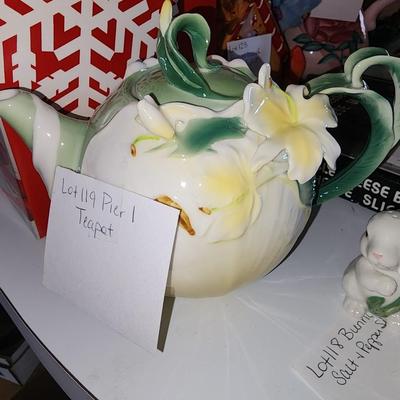 Pier 1 tea pot