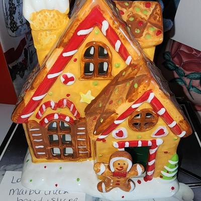 Gingerbread house tea light