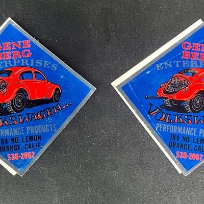 Vintage Automotive Equipment Stickers: Gene Berg Enterprises