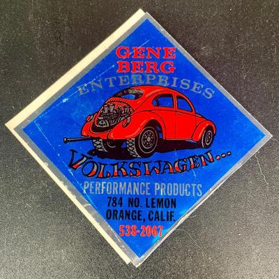 Vintage Automotive Equipment Stickers: Gene Berg Enterprises
