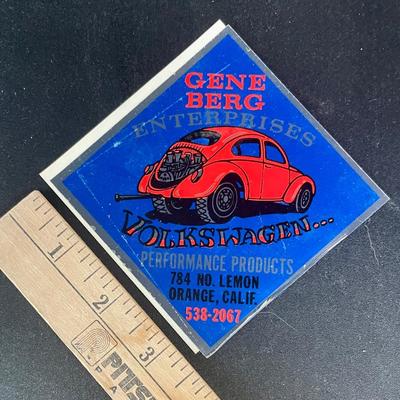 Vintage Automotive Equipment Stickers: Gene Berg Enterprises