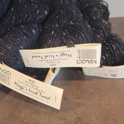 Multiple skeins of yarn, Maggi Knit