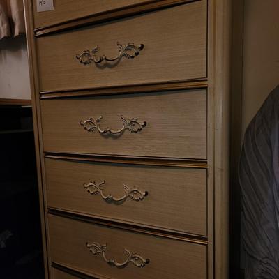 French provincial style tall chest