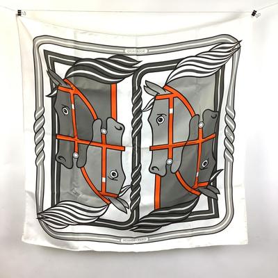 226 HERMÈS Paris Quadridge Silk Carre 90 by Pierre Peron