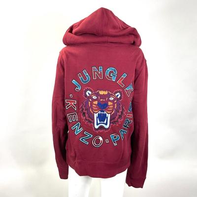 228 KENZO Tiger Logo Zipped Hoodie Size L
