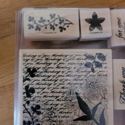 Lot of stampin' up! Crafting stamps