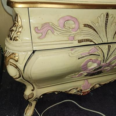 Pair of French provincial night stands.