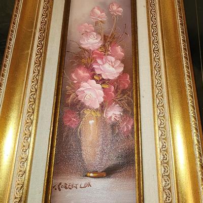 Floral oil painting
