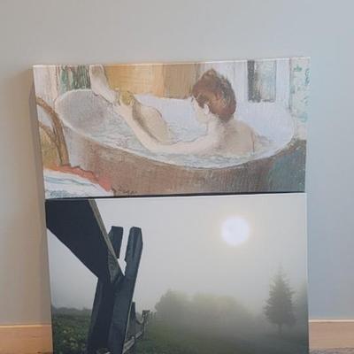 Two canvas prints