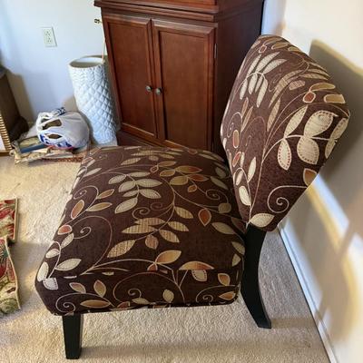 Furniture of America Florence Multicolor Floral Accent Chair
