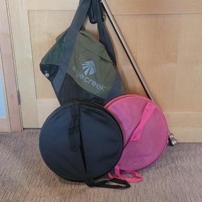 Eagle Creek duffle, collapsible laundry