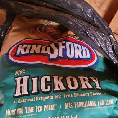 Charcoal and white gas