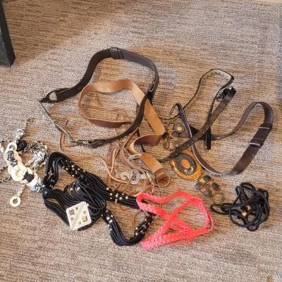 Assortment of women's belts