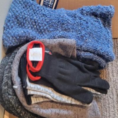 Scarves, mittens, bras