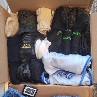 Scarves, mittens, bras