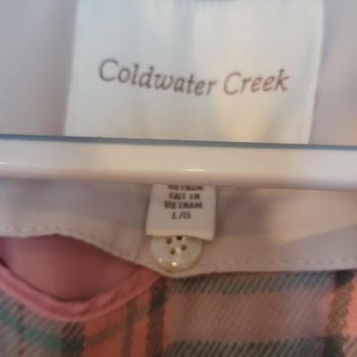 Coldwater Creek Lge hooked JACKET