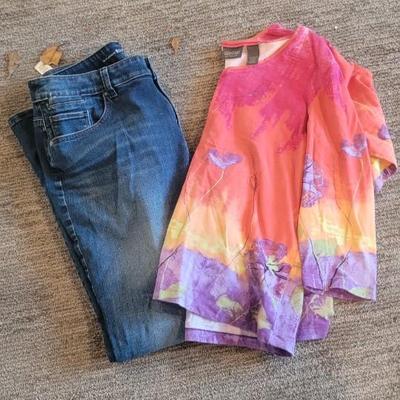 Chicos shirt and jeans