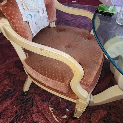 Glass top table and chairs