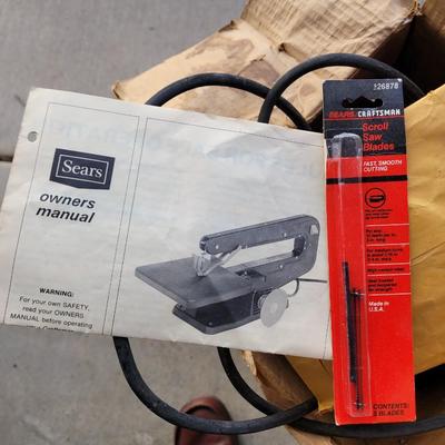 Sears/craftsman scroll saw sander w original box