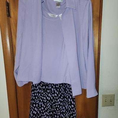 Dress suits. All purple. Size 14