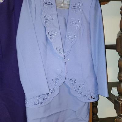 Dress suits. All purple. Size 14