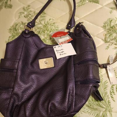 Rosetti purple bag with tags still on