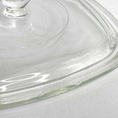 Blue Cornflower and French White CorningWare Lot - 6 Casserole Dishes and 3 Lids.