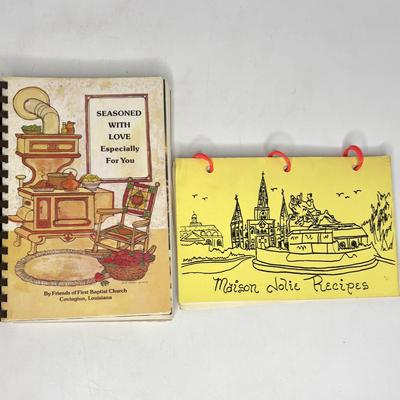 Lot of 6 Vintage Cookbooks