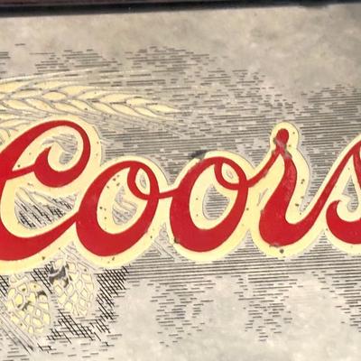 Vintage Coors Bar Mirror