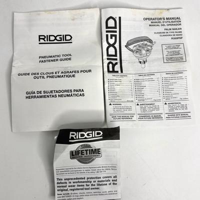 RIGID Pneumatic 3-1/2 in. Full-Size Palm Nailer