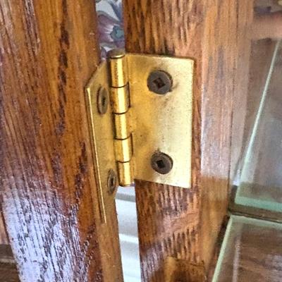 Beautiful Solid Wood Curio Cabinet with Light