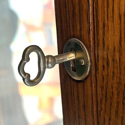 Beautiful Solid Wood Curio Cabinet with Light
