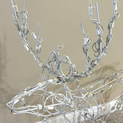 Vintage Lighted Deer Family - Set of 3 Light Up Yard Reindeer
