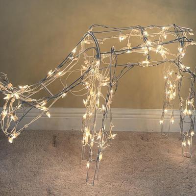 Vintage Lighted Deer Family - Set of 3 Light Up Yard Reindeer