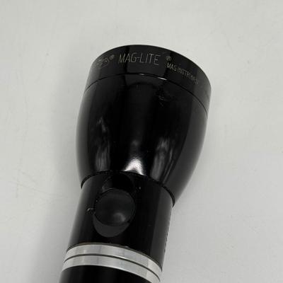 Set of 3 Heavy Duty MAGLITE Flashlights - 1 with Charger - 2 with Batteries