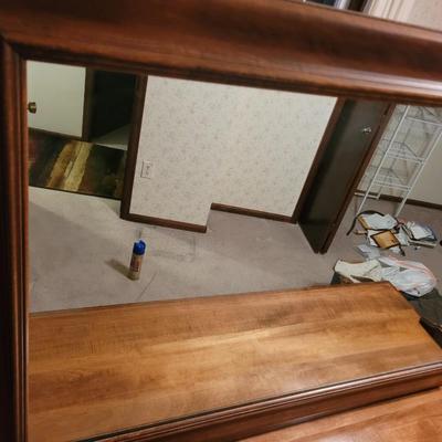 Beautiful Mid Century Modern mirrored dresser