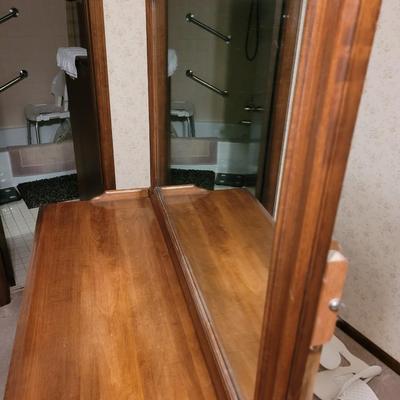 Beautiful Mid Century Modern mirrored dresser