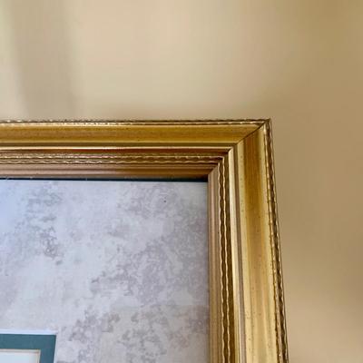 LOT 2 L: Cardinal Collection: Handmade & Signed Trinket Box, Hand Crafted Wooden Statue, & Framed Labeled Prints