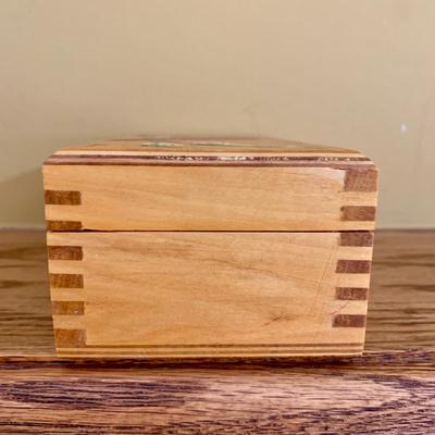 LOT 2 L: Cardinal Collection: Handmade & Signed Trinket Box, Hand Crafted Wooden Statue, & Framed Labeled Prints