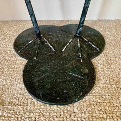 LOT 5 L: Vintage Metal Frog Playing Guitar Garden Decor