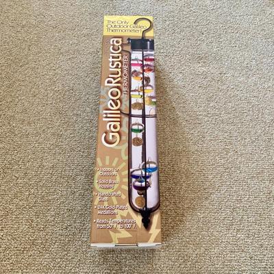 LOT 7 L: Indoor / Outdoor Galileo Rustica Thermometer
