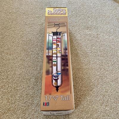 LOT 7 L: Indoor / Outdoor Galileo Rustica Thermometer