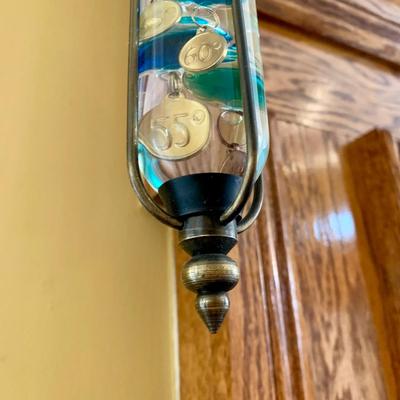 LOT 7 L: Indoor / Outdoor Galileo Rustica Thermometer