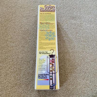 LOT 7 L: Indoor / Outdoor Galileo Rustica Thermometer