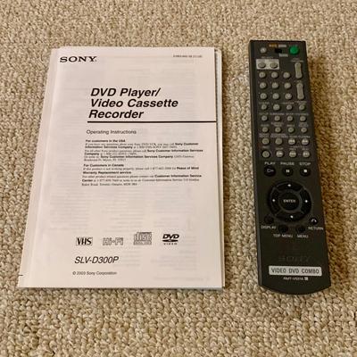 LOT 13 L: Sony DVD / VCR Player Model #SLV-D300P