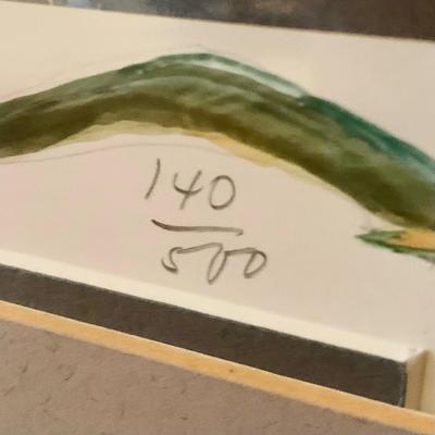 LOT 17 L: Framed, Signed, & Numbered Print "Restless" by Joyce Gagen