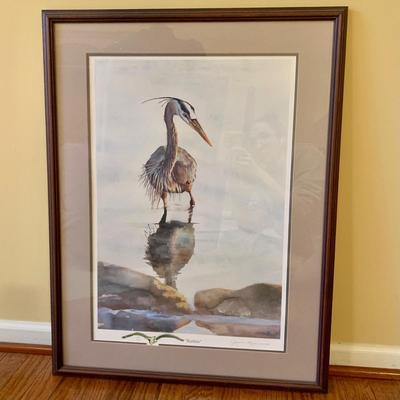 LOT 17 L: Framed, Signed, & Numbered Print "Restless" by Joyce Gagen