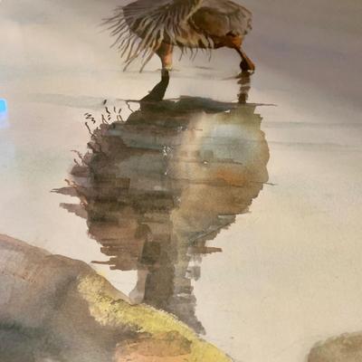 LOT 17 L: Framed, Signed, & Numbered Print "Restless" by Joyce Gagen